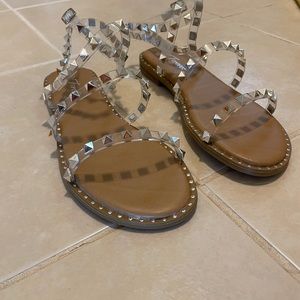 Studded sandals brand new in box